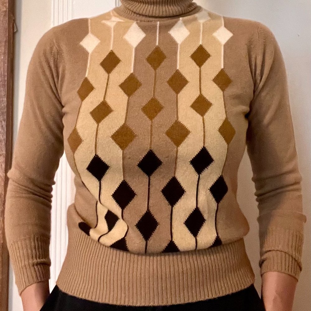 Cashmere Argyle Sweater